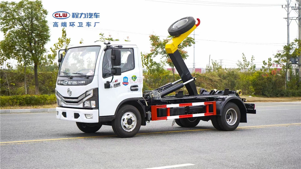 (5方)東風小多利卡鉤臂垃圾車
